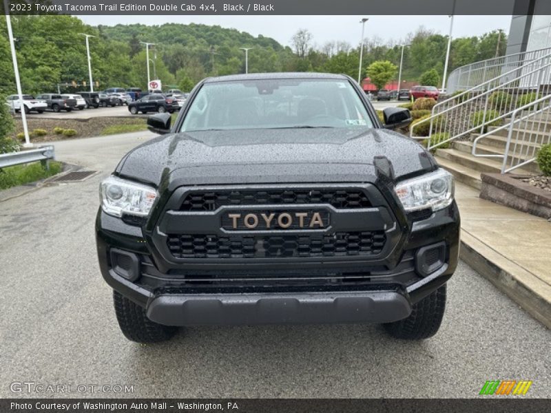 Black / Black 2023 Toyota Tacoma Trail Edition Double Cab 4x4