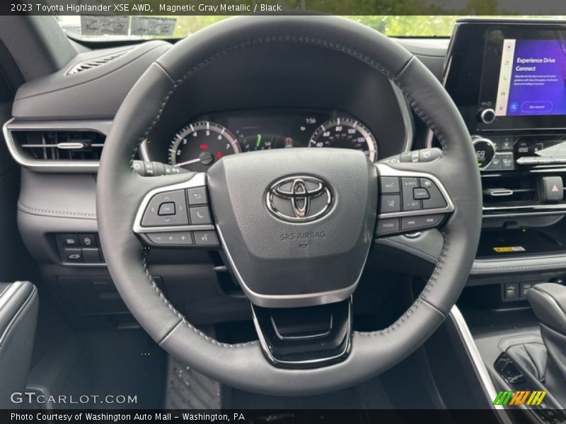 Magnetic Gray Metallic / Black 2023 Toyota Highlander XSE AWD