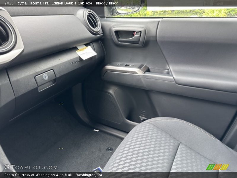 Black / Black 2023 Toyota Tacoma Trail Edition Double Cab 4x4
