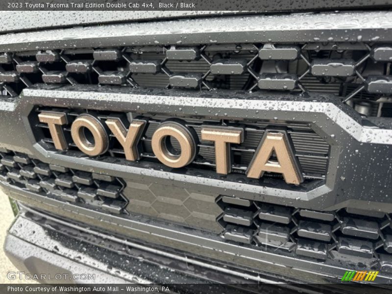 Black / Black 2023 Toyota Tacoma Trail Edition Double Cab 4x4
