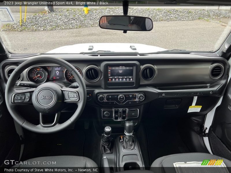 Dashboard of 2023 Wrangler Unlimited Sport 4x4