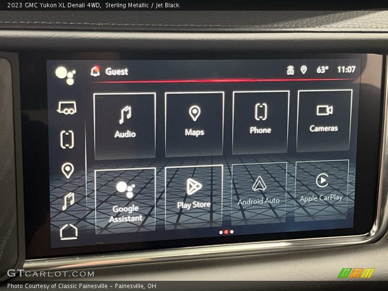 Sterling Metallic / Jet Black 2023 GMC Yukon XL Denali 4WD