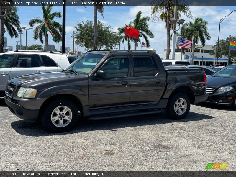 Black Clearcoat / Medium Pebble 2005 Ford Explorer Sport Trac XLT