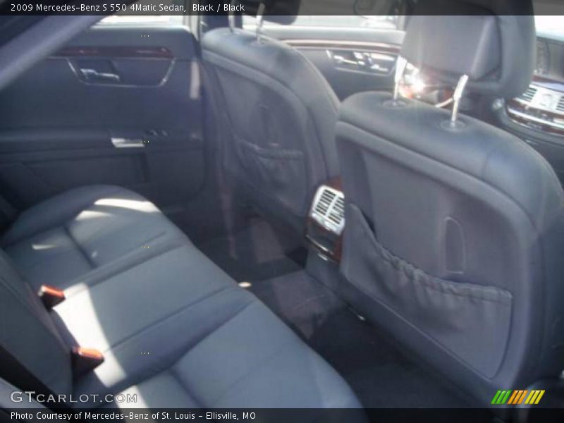 Black / Black 2009 Mercedes-Benz S 550 4Matic Sedan