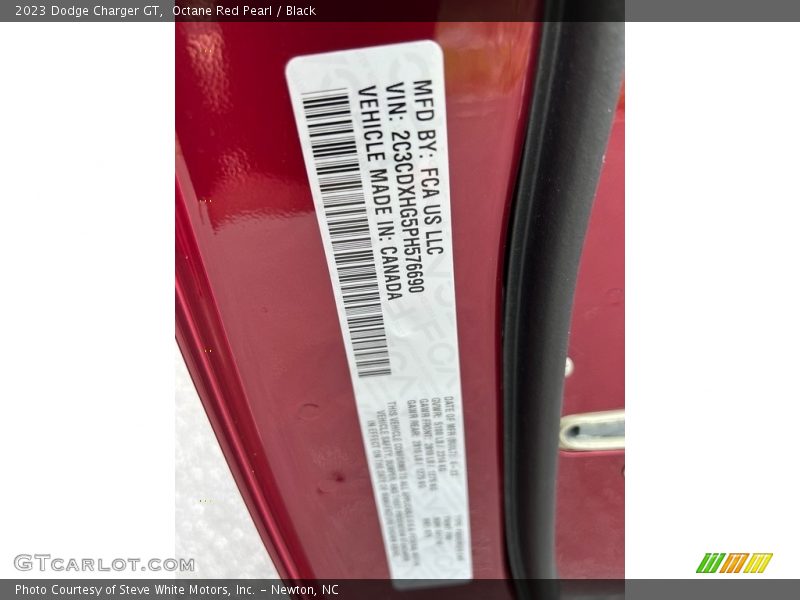 Octane Red Pearl / Black 2023 Dodge Charger GT
