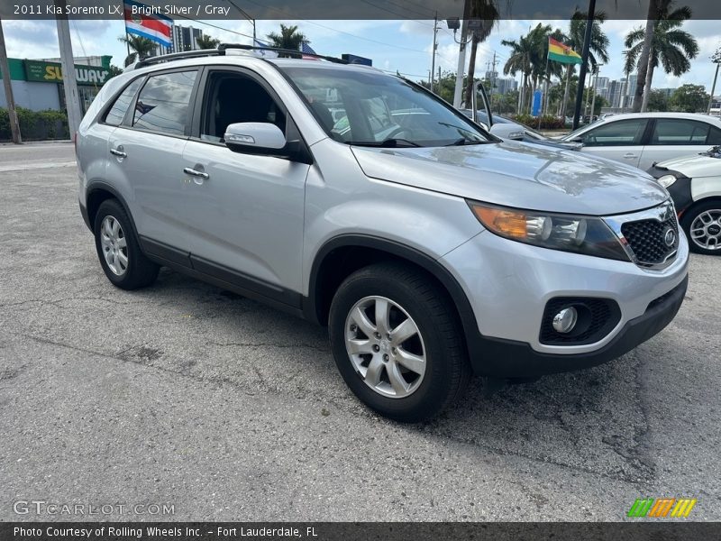 Bright Silver / Gray 2011 Kia Sorento LX