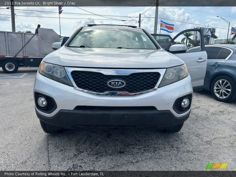 Bright Silver / Gray 2011 Kia Sorento LX