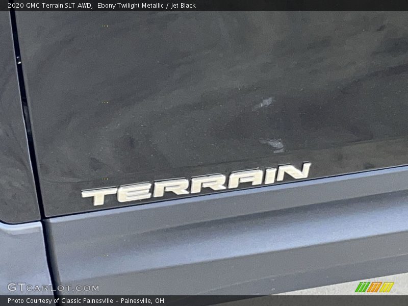 Ebony Twilight Metallic / Jet Black 2020 GMC Terrain SLT AWD