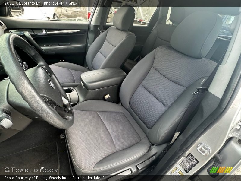 Bright Silver / Gray 2011 Kia Sorento LX