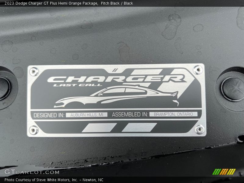  2023 Charger GT Plus Hemi Orange Package Logo