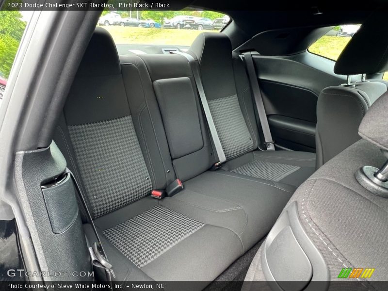 Rear Seat of 2023 Challenger SXT Blacktop