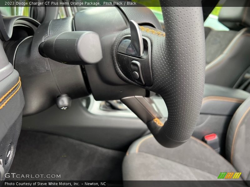 Controls of 2023 Charger GT Plus Hemi Orange Package