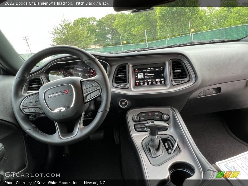 Dashboard of 2023 Challenger SXT Blacktop