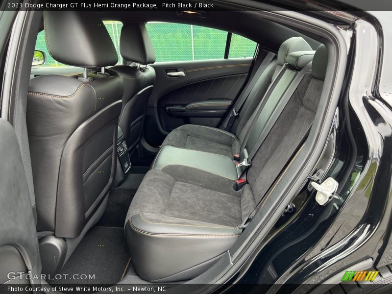 Rear Seat of 2023 Charger GT Plus Hemi Orange Package