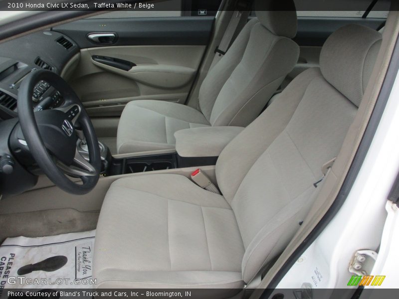 Taffeta White / Beige 2010 Honda Civic LX Sedan