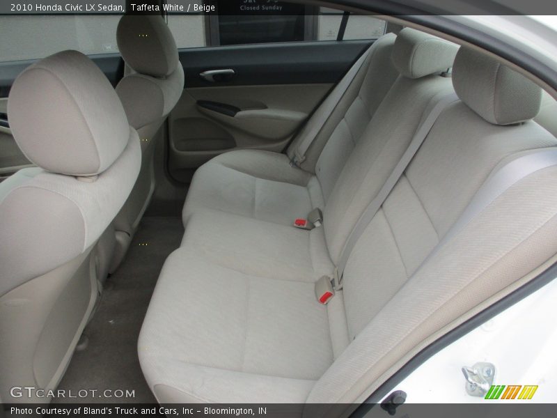 Taffeta White / Beige 2010 Honda Civic LX Sedan