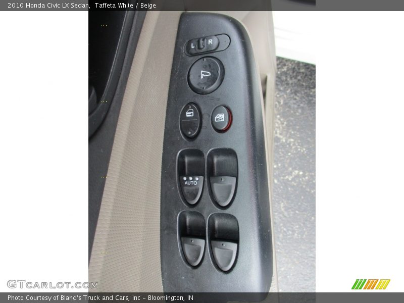 Taffeta White / Beige 2010 Honda Civic LX Sedan