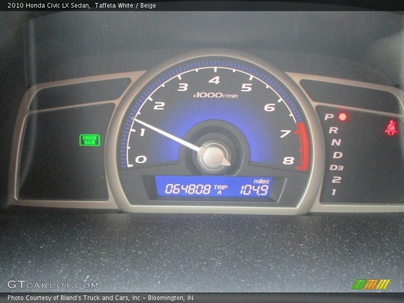 Taffeta White / Beige 2010 Honda Civic LX Sedan