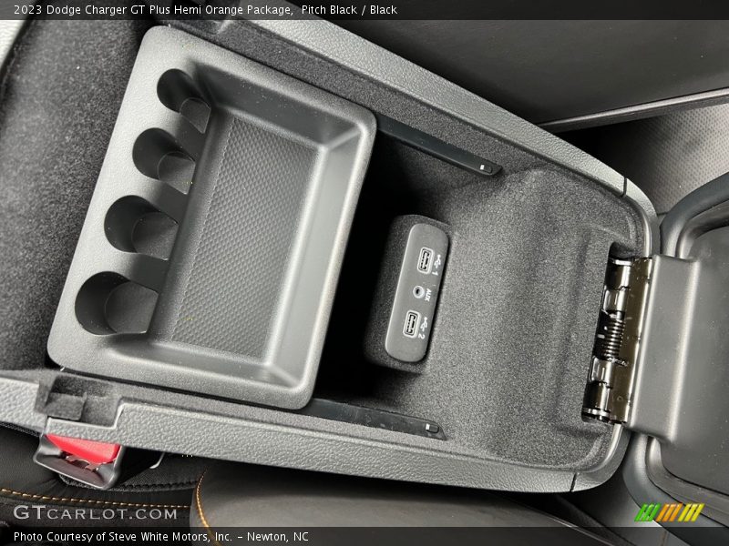 Pitch Black / Black 2023 Dodge Charger GT Plus Hemi Orange Package