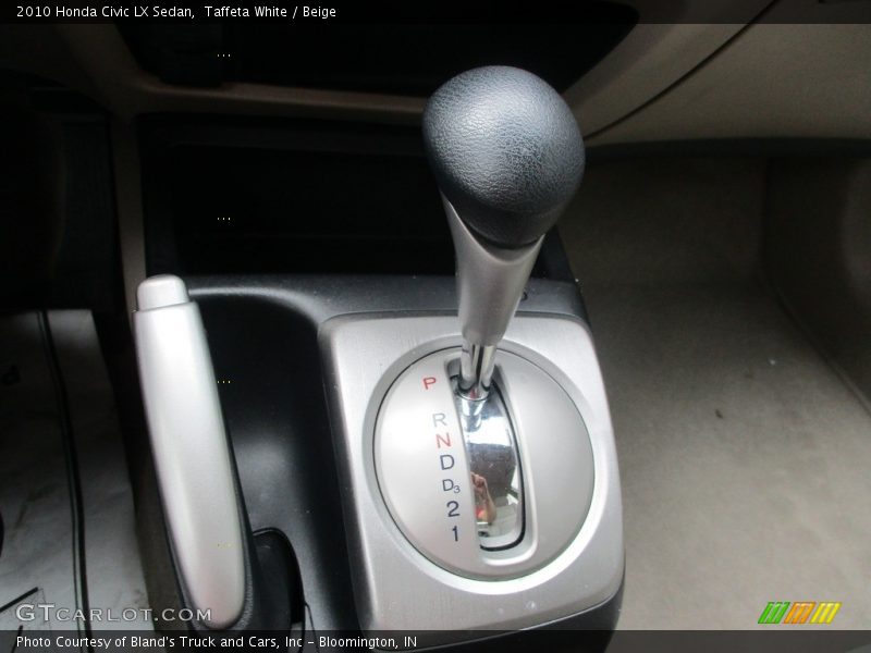 Taffeta White / Beige 2010 Honda Civic LX Sedan