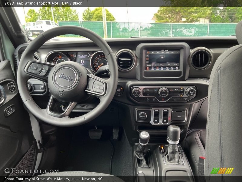 Dashboard of 2023 Wrangler Sport 4x4