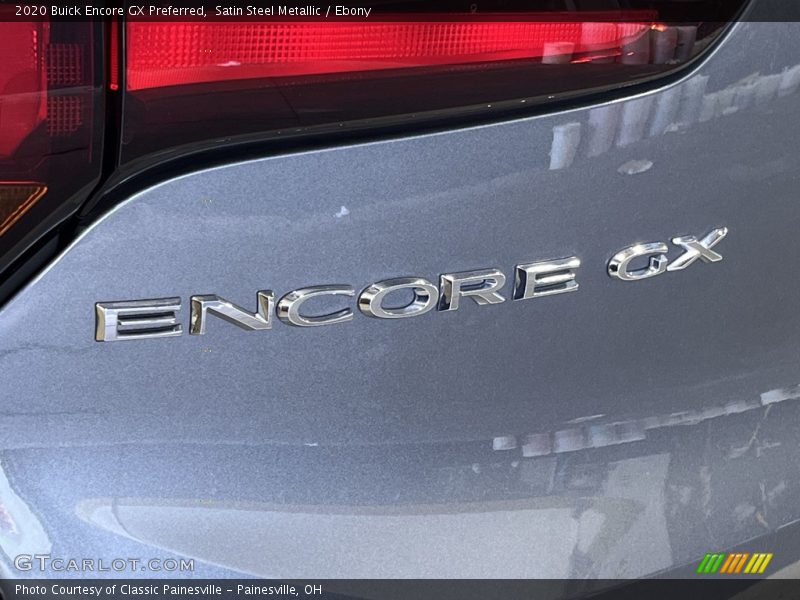 Satin Steel Metallic / Ebony 2020 Buick Encore GX Preferred