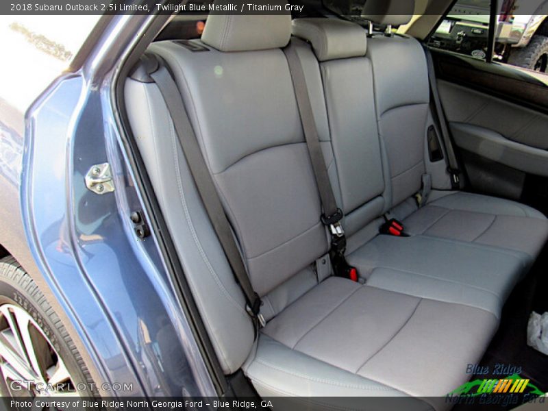 Twilight Blue Metallic / Titanium Gray 2018 Subaru Outback 2.5i Limited