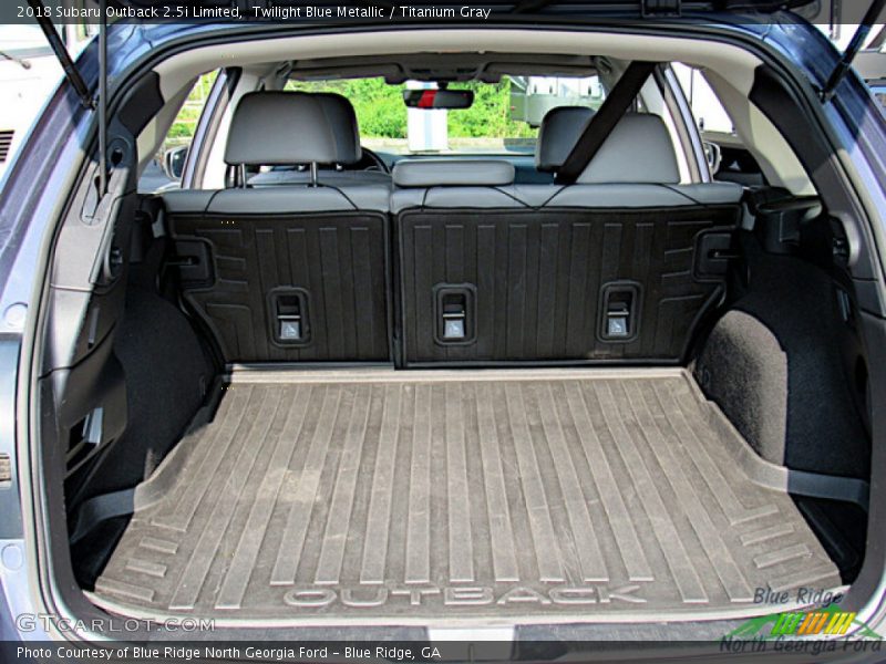 Twilight Blue Metallic / Titanium Gray 2018 Subaru Outback 2.5i Limited