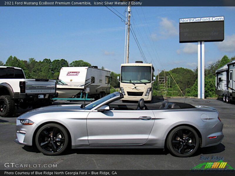  2021 Mustang EcoBoost Premium Convertible Iconic Silver Metallic