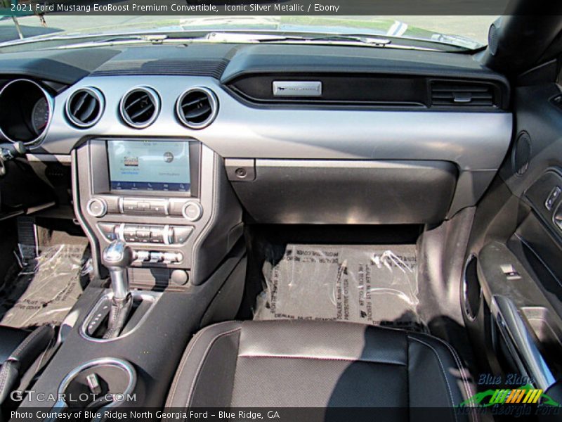 Iconic Silver Metallic / Ebony 2021 Ford Mustang EcoBoost Premium Convertible