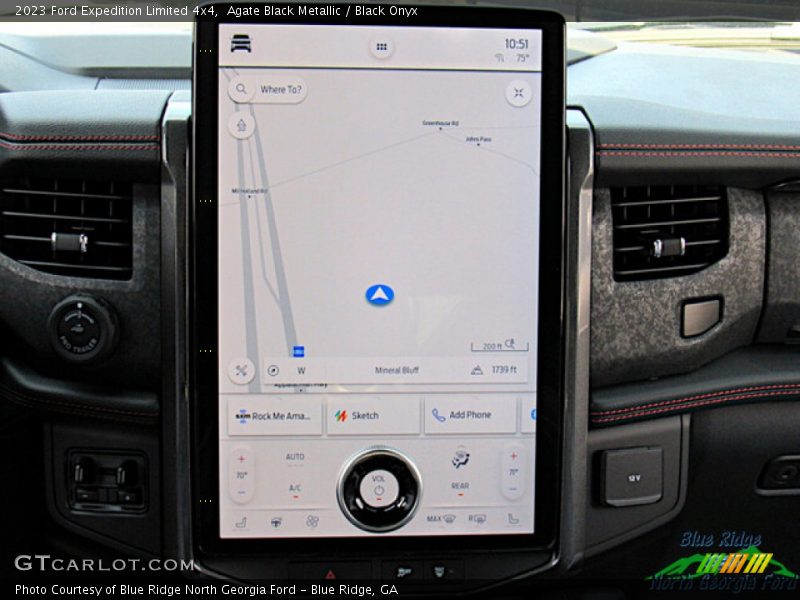 Navigation of 2023 Expedition Limited 4x4