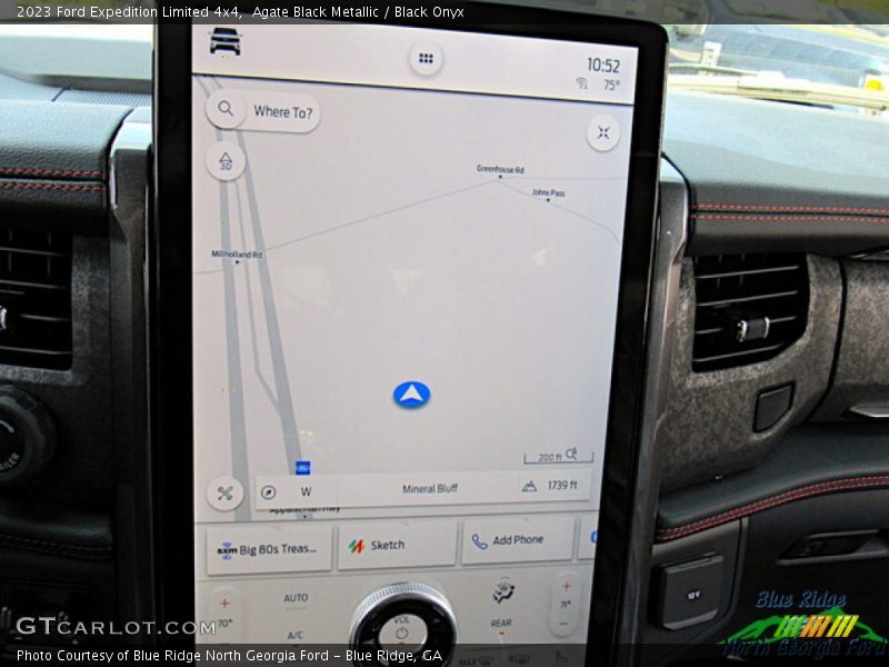 Navigation of 2023 Expedition Limited 4x4