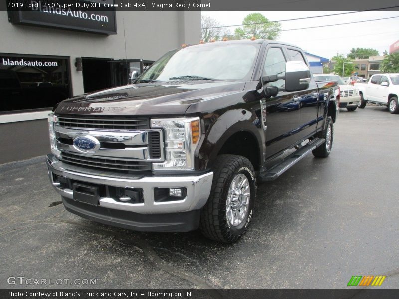 Magma Red / Camel 2019 Ford F250 Super Duty XLT Crew Cab 4x4