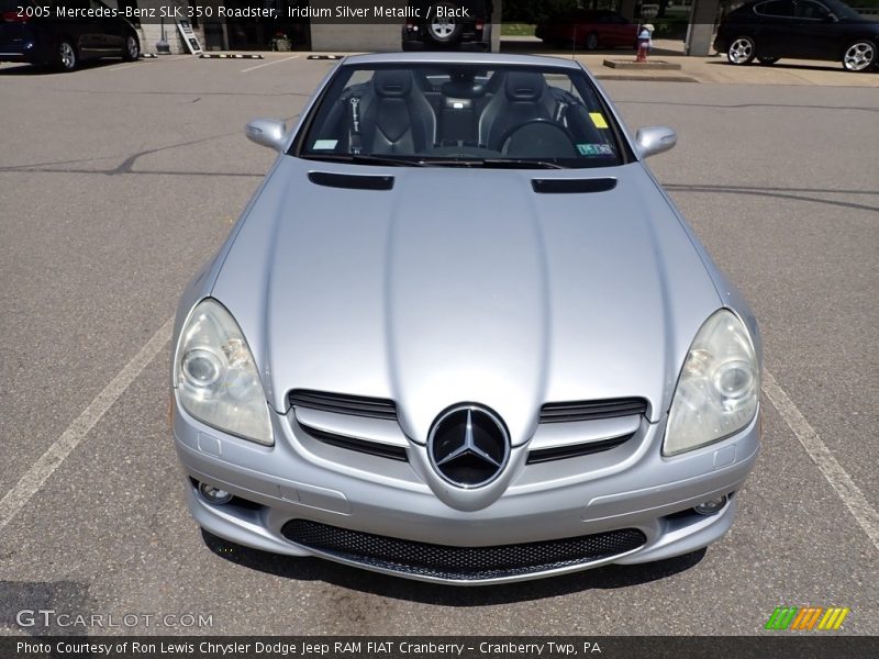 Iridium Silver Metallic / Black 2005 Mercedes-Benz SLK 350 Roadster