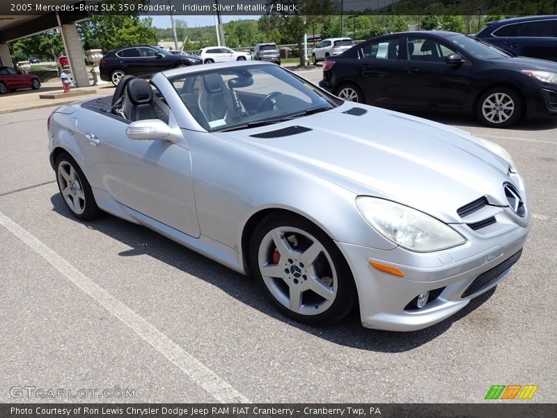 Iridium Silver Metallic / Black 2005 Mercedes-Benz SLK 350 Roadster