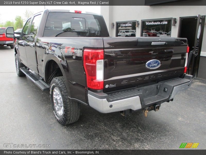 Magma Red / Camel 2019 Ford F250 Super Duty XLT Crew Cab 4x4