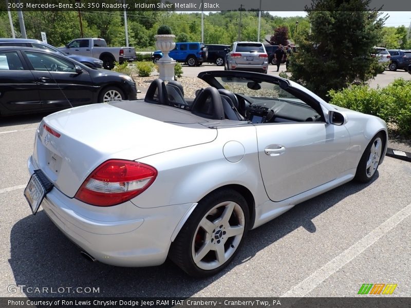 Iridium Silver Metallic / Black 2005 Mercedes-Benz SLK 350 Roadster