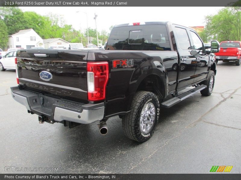 Magma Red / Camel 2019 Ford F250 Super Duty XLT Crew Cab 4x4