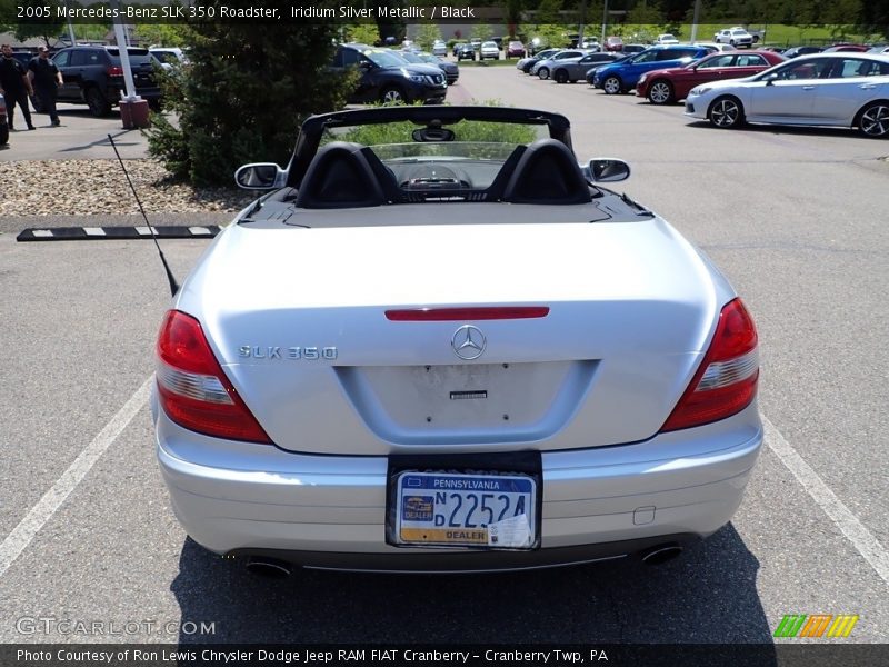 Iridium Silver Metallic / Black 2005 Mercedes-Benz SLK 350 Roadster