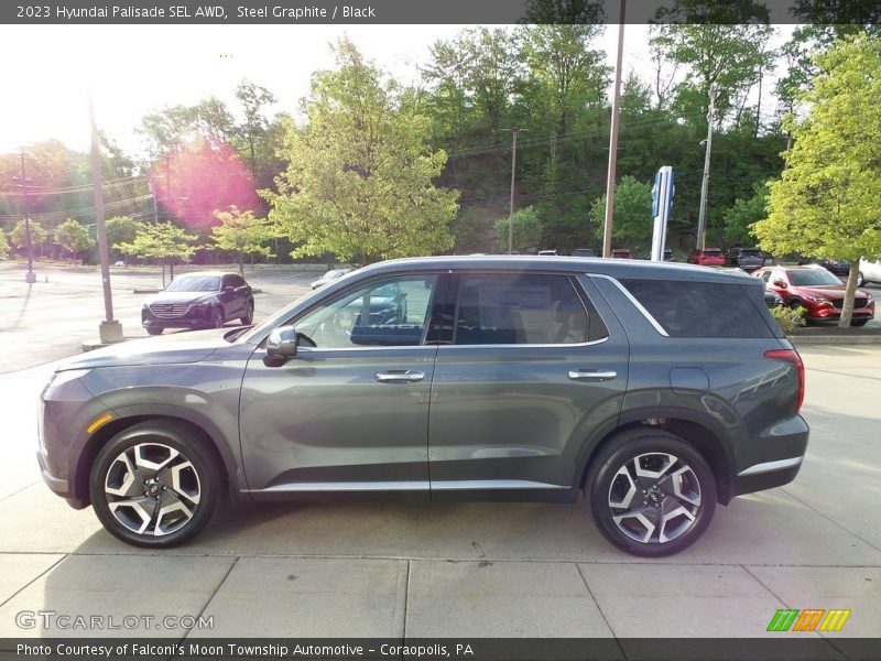 Steel Graphite / Black 2023 Hyundai Palisade SEL AWD