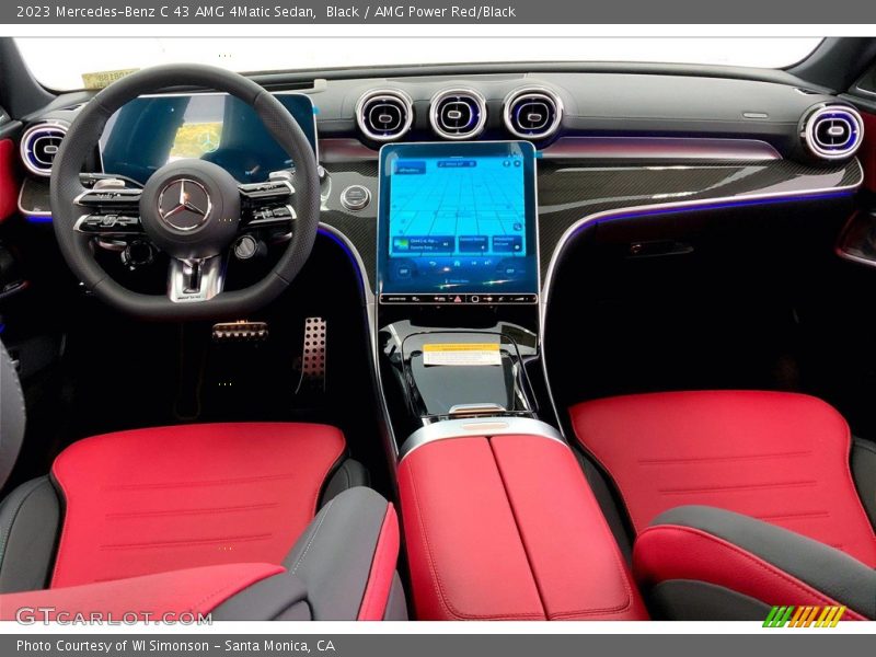 Dashboard of 2023 C 43 AMG 4Matic Sedan