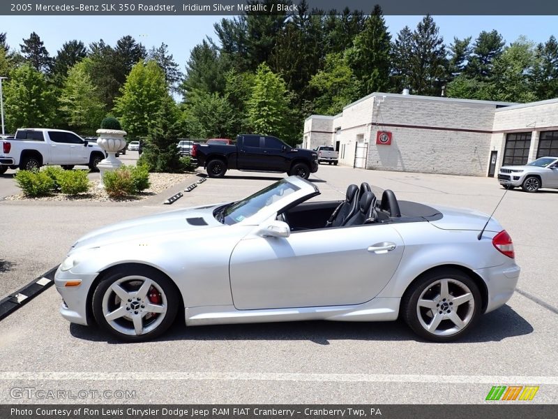Iridium Silver Metallic / Black 2005 Mercedes-Benz SLK 350 Roadster