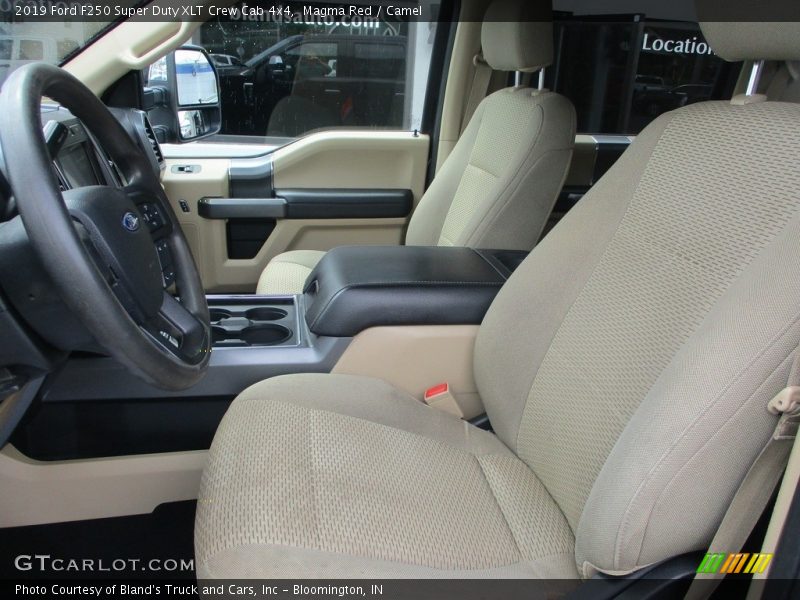 Magma Red / Camel 2019 Ford F250 Super Duty XLT Crew Cab 4x4
