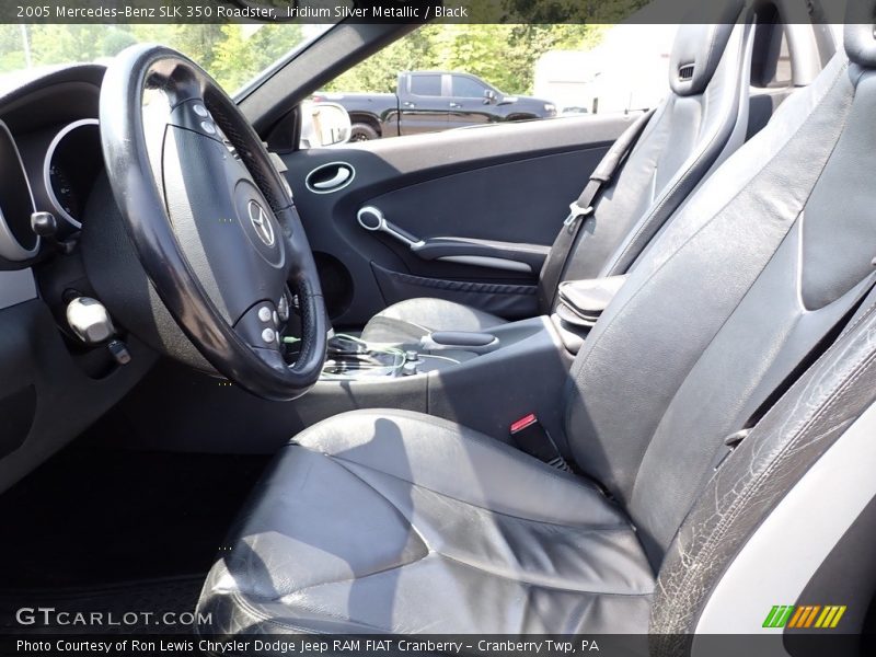 Iridium Silver Metallic / Black 2005 Mercedes-Benz SLK 350 Roadster