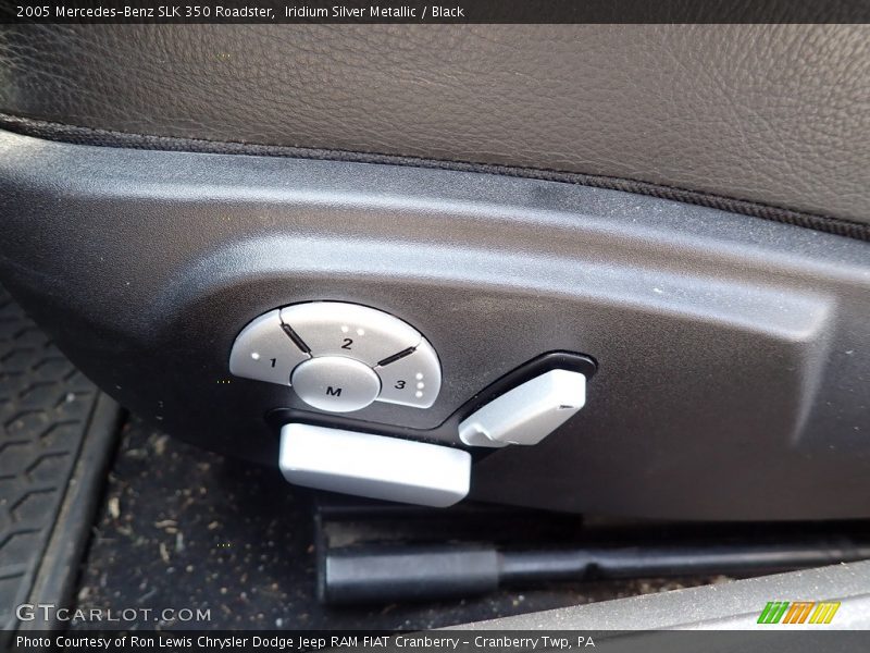 Iridium Silver Metallic / Black 2005 Mercedes-Benz SLK 350 Roadster