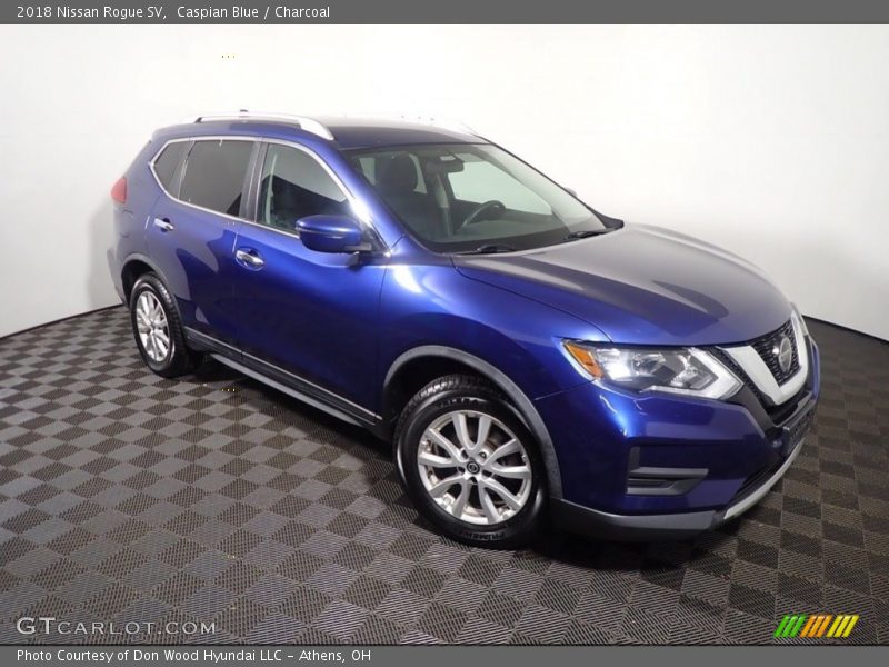 Caspian Blue / Charcoal 2018 Nissan Rogue SV
