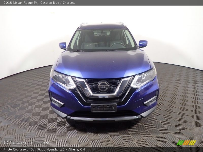 Caspian Blue / Charcoal 2018 Nissan Rogue SV
