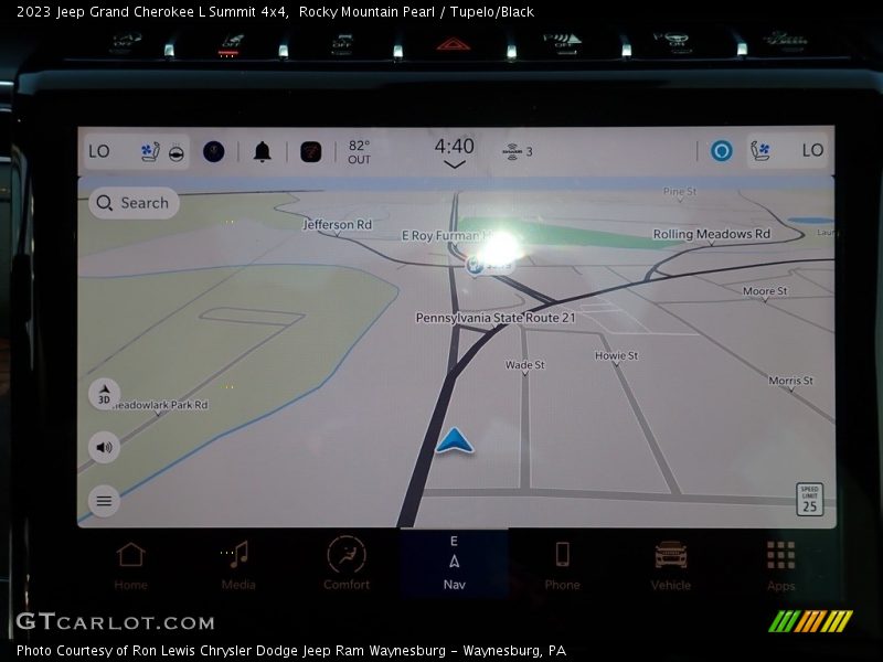 Rocky Mountain Pearl / Tupelo/Black 2023 Jeep Grand Cherokee L Summit 4x4