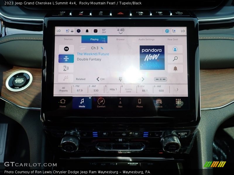 Rocky Mountain Pearl / Tupelo/Black 2023 Jeep Grand Cherokee L Summit 4x4