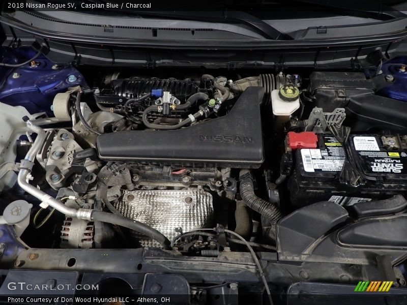 Caspian Blue / Charcoal 2018 Nissan Rogue SV
